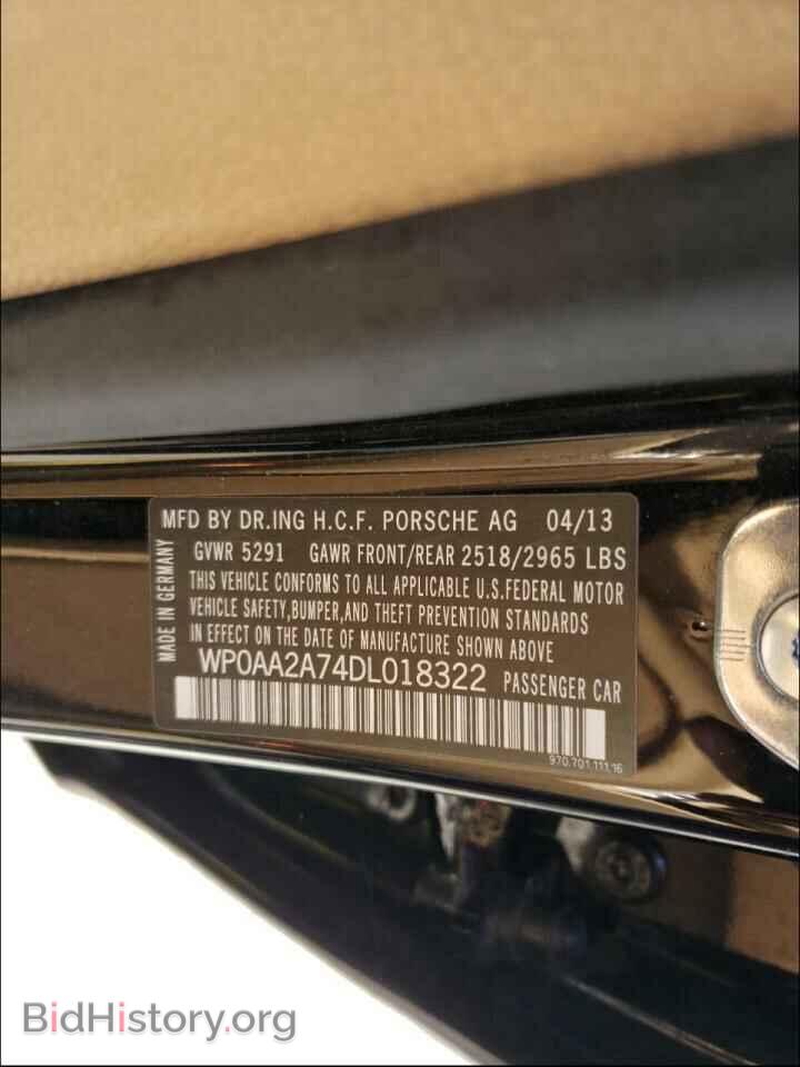 2013 PORSCHE PANAMERA - VIN: WP0AA2A74DL018322 - Фото 10
