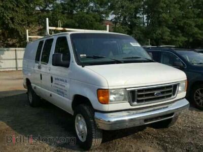 2006 Ford ECONOLINE, white — VIN 1FTNE24L36HA90522, Copart