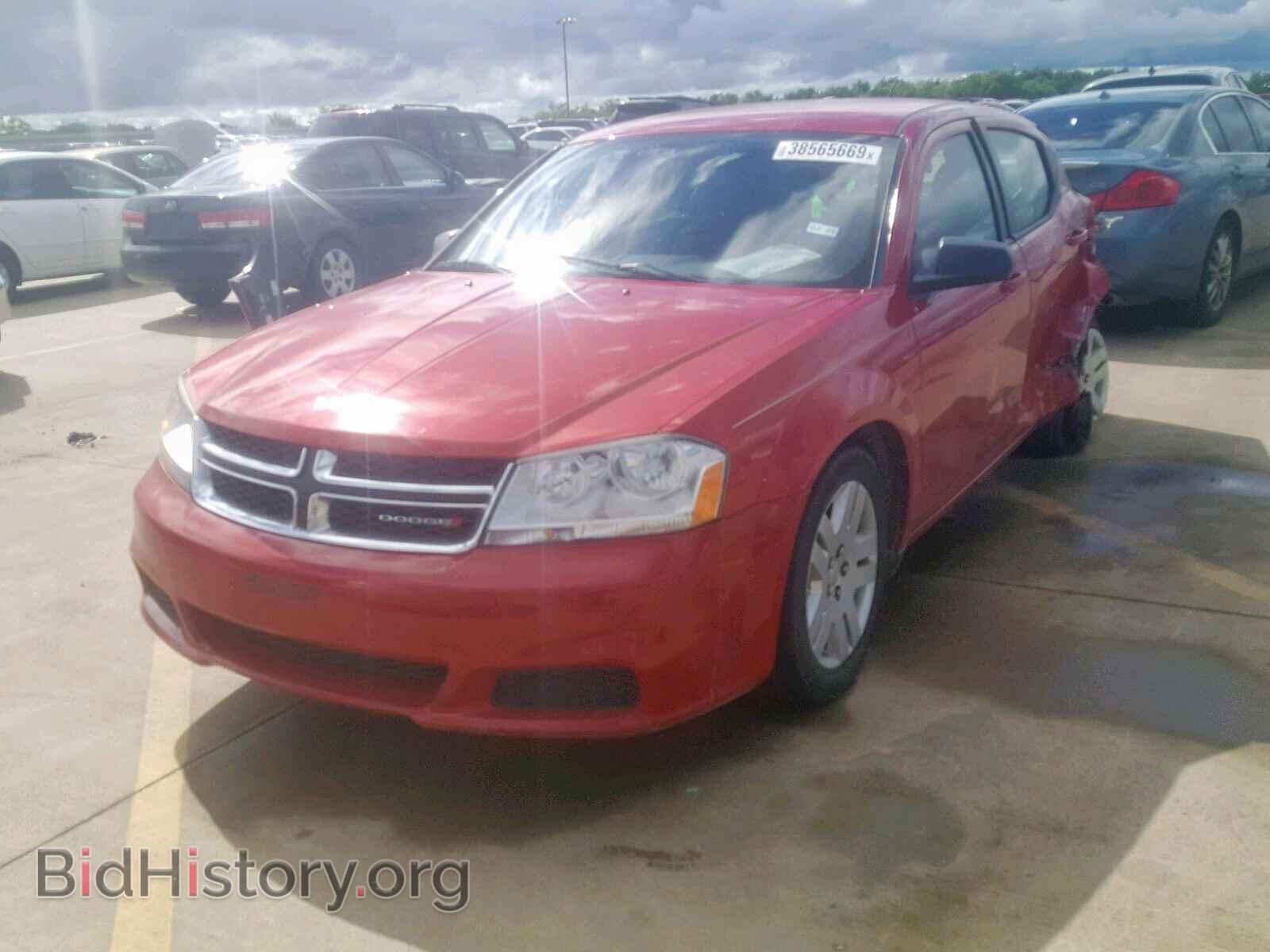2013 DODGE AVENGER - VIN: 1C3CDZAB2DN628371 - Фото 2