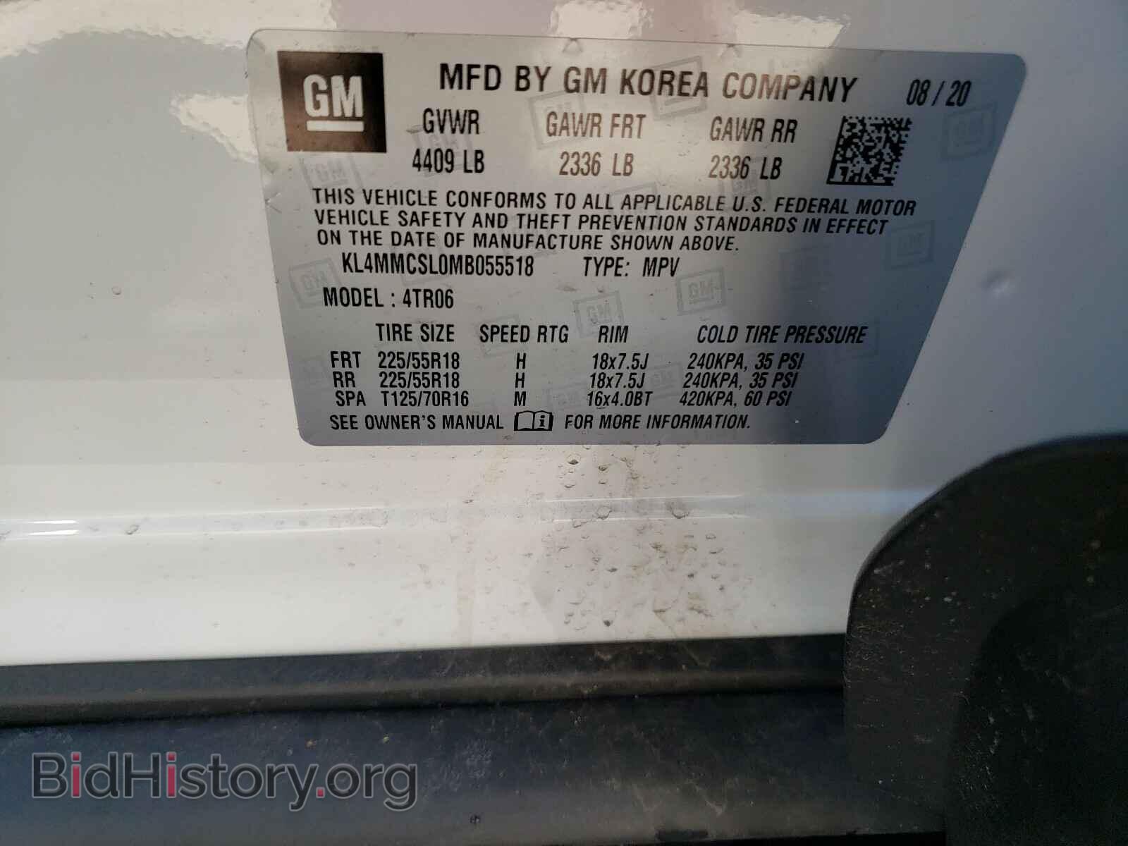 2021 BUICK ENCORE - VIN: KL4MMCSL0MB055518 - Photo 10