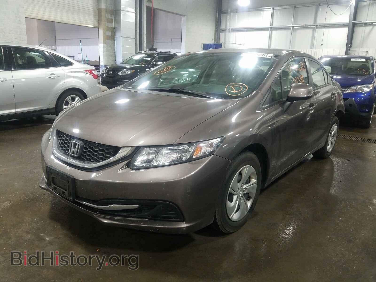 2013 HONDA CIVIC - VIN: 2HGFB2F55DH564748 - Фото 2