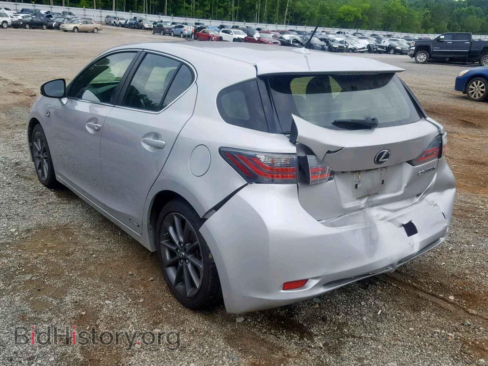 2012 LEXUS CT 200 - VIN: JTHKD5BH2C2101349 - Фото 3