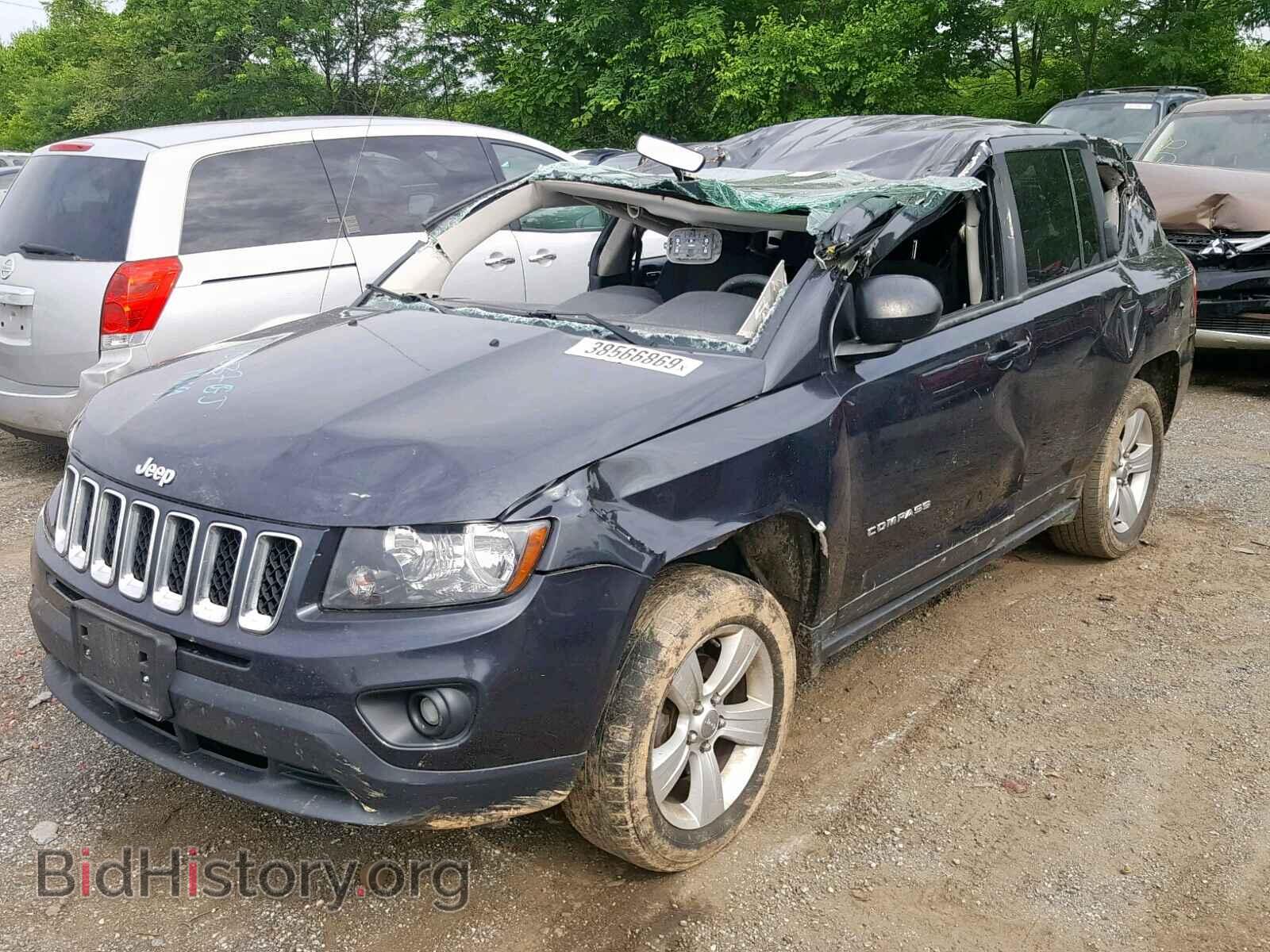 2014 JEEP COMPASS SP - VIN: 1C4NJDBB2ED879848 - Фото 2