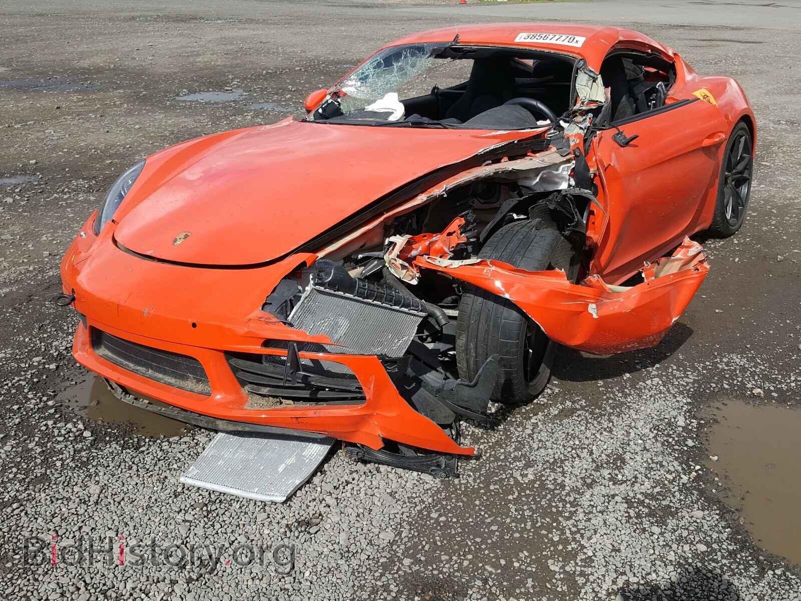 2017 PORSCHE CAYMAN - VIN: WP0AB2A84HS285171 - Фото 2
