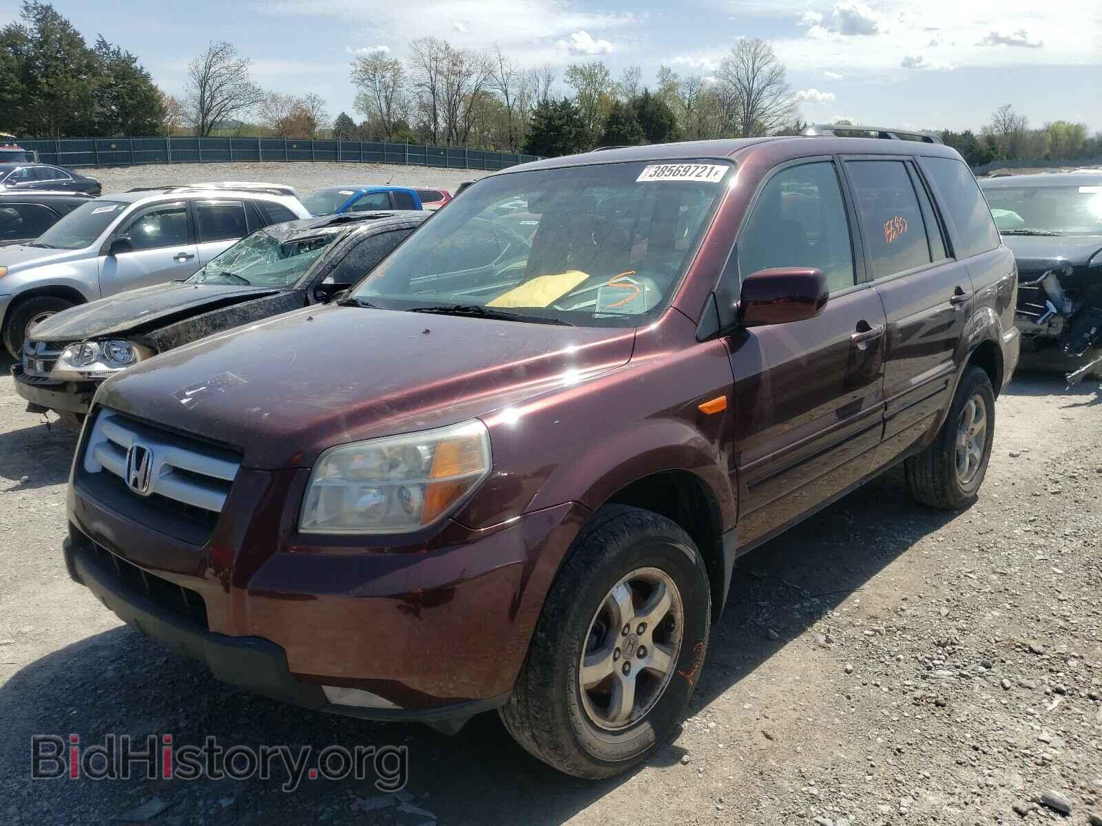 2007 HONDA PILOT - VIN: 5FNYF28567B042858 - Фото 2