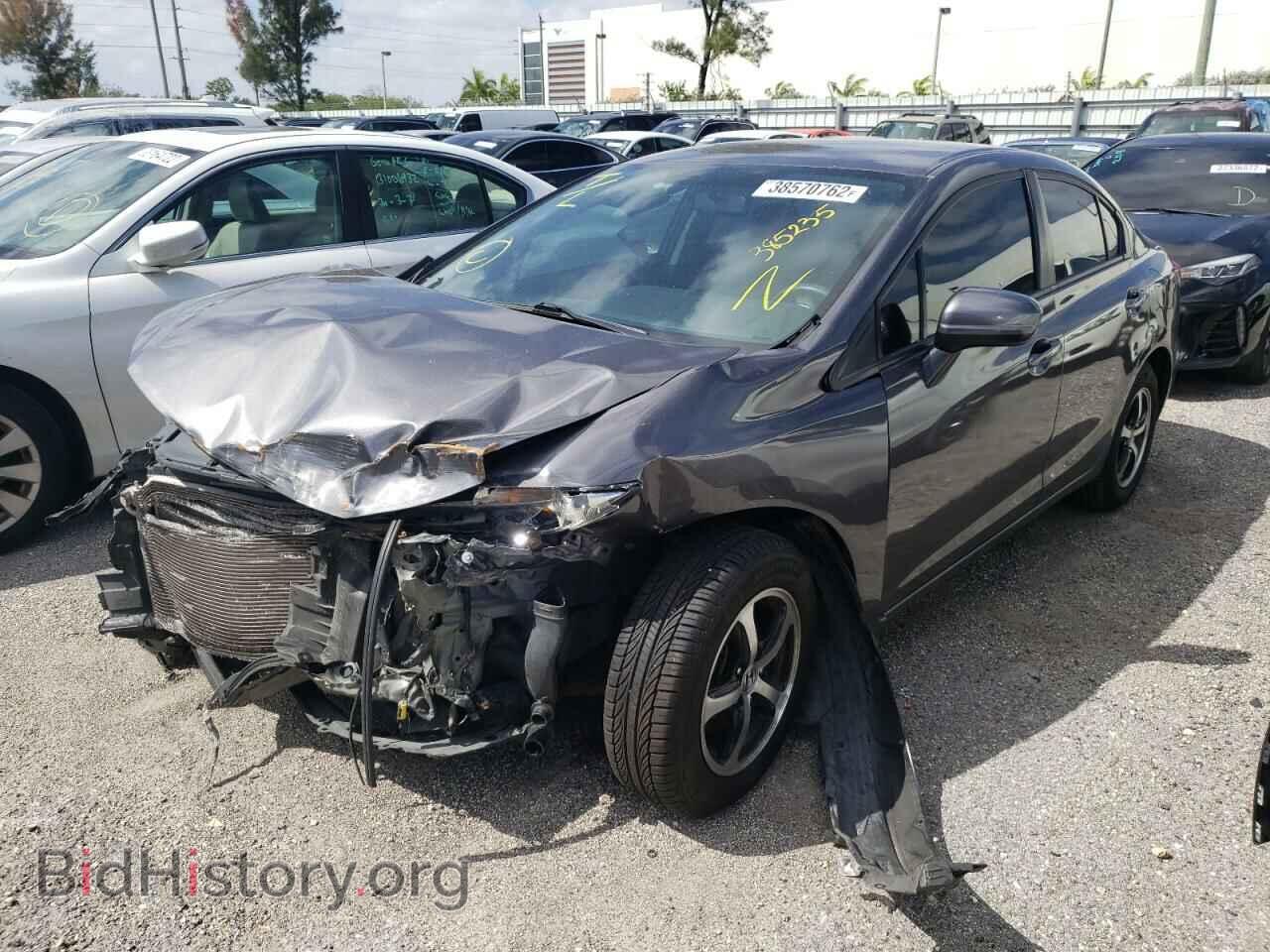 2015 HONDA CIVIC - VIN: 19XFB2F78FE255337 - Фото 2