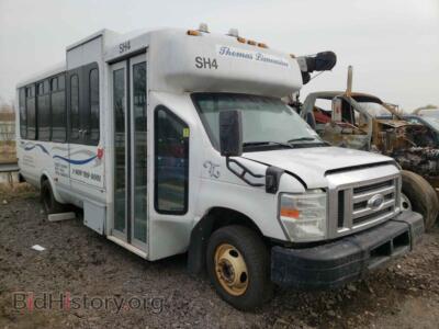 2008 Ford ECONOLINE, белый — VIN 1FD4E45P58DA57651, Copart