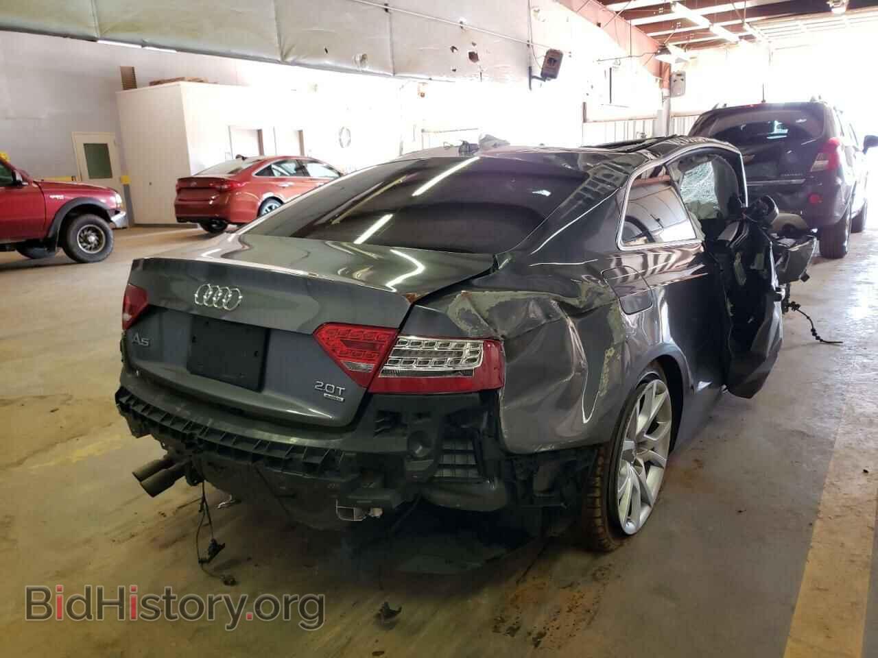 2012 AUDI A5 - VIN: WAULFAFR9CA005717 - Photo 4