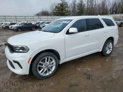 2022 Dodge DURANGO GT, белый — VIN 1C4RDJDGXNC197192, Copart