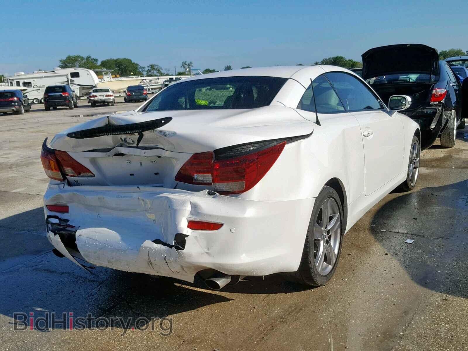 2012 LEXUS IS - VIN: JTHFE2C28C2508003 - Фото 4