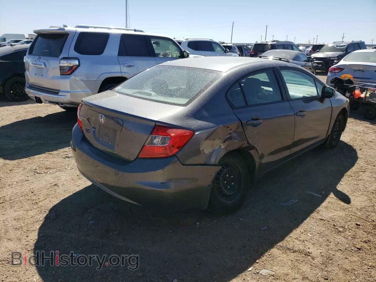 2012 HONDA CIVIC - VIN: 19XFB2E57CE053441 - Фото 4