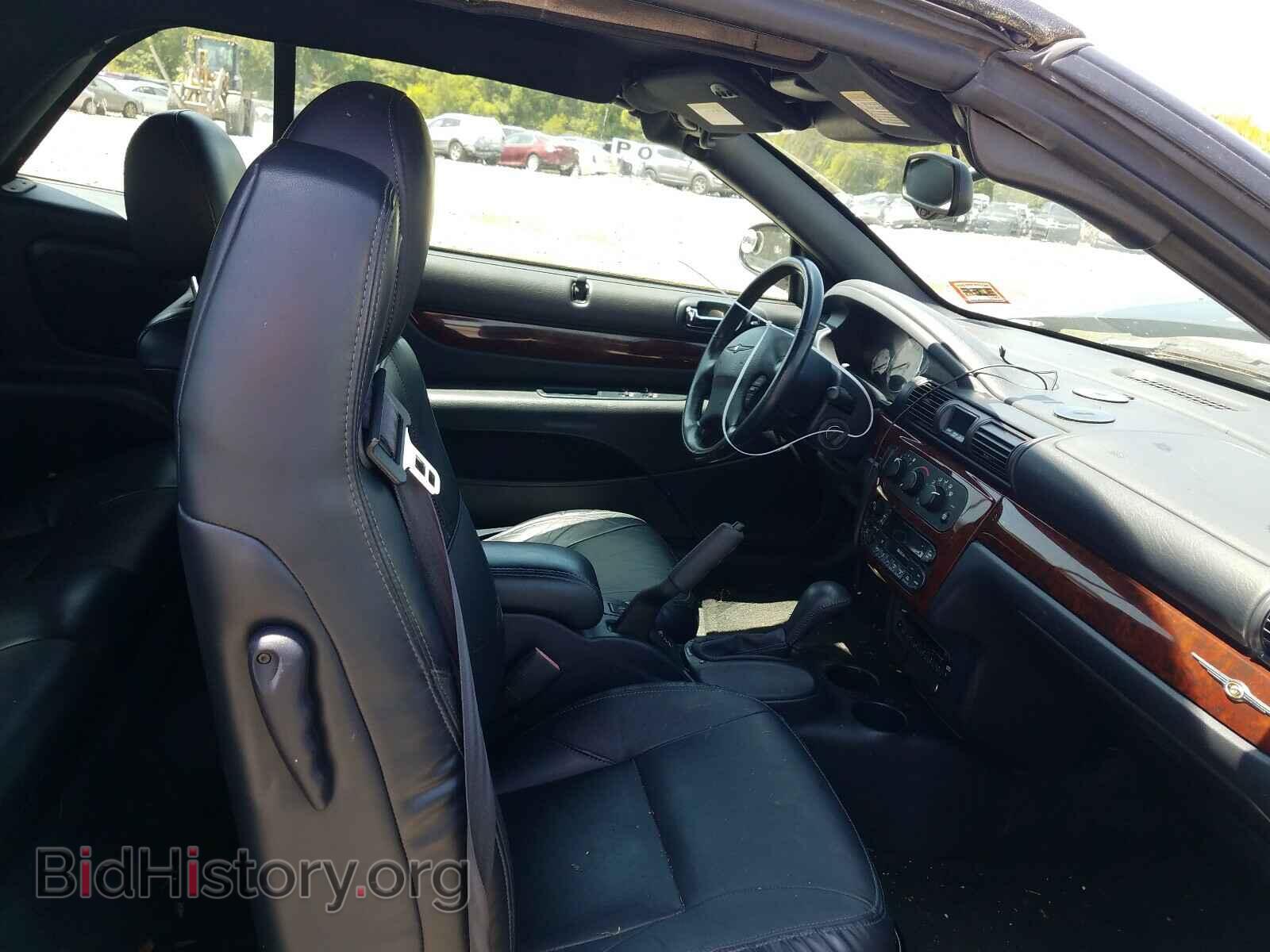 2003 CHRYSLER SEBRING - VIN: 1C3EL65R93N557301 - Фото 5
