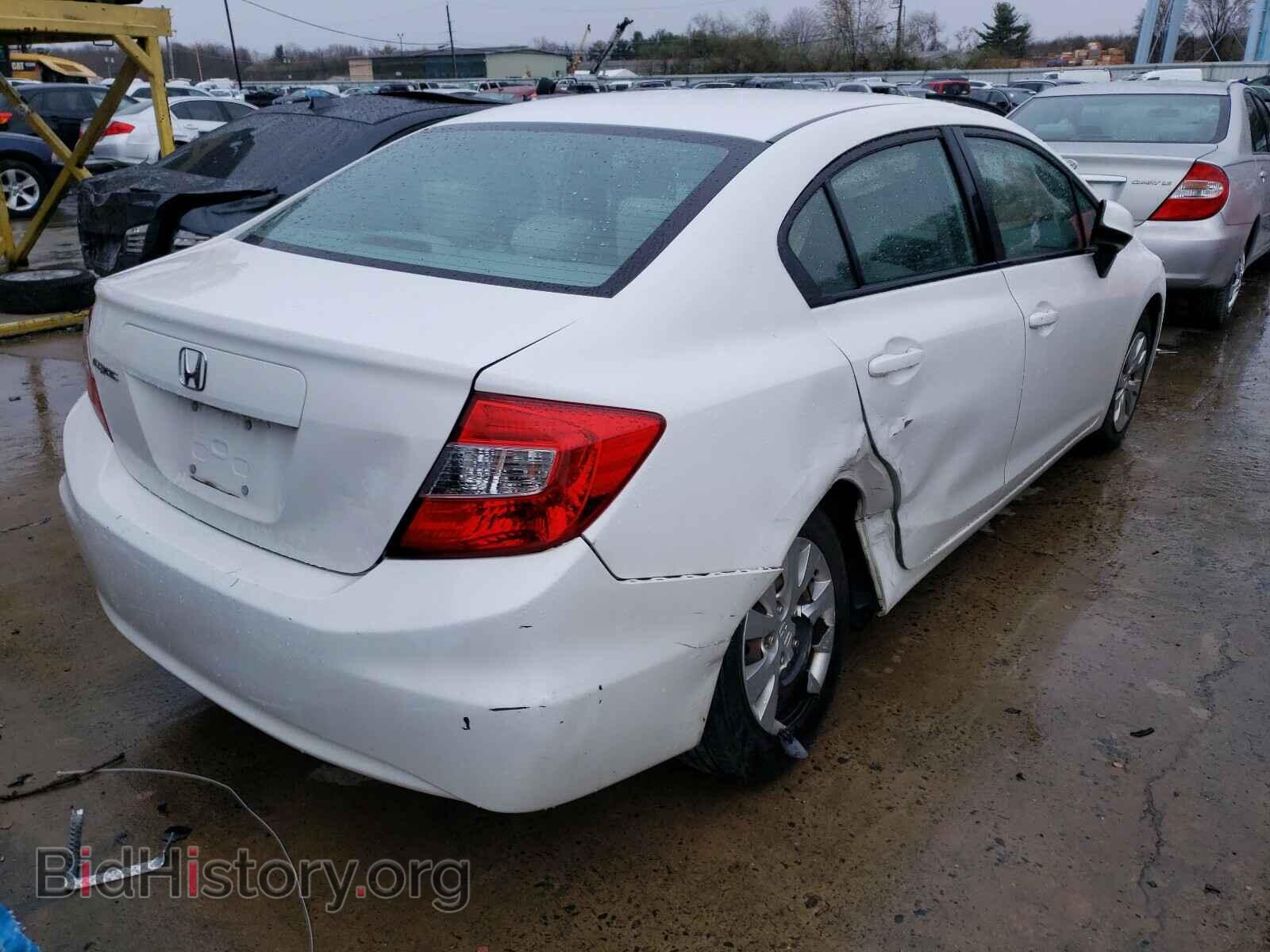 2012 HONDA CIVIC - VIN: 2HGFB2F54CH521453 - Фото 4