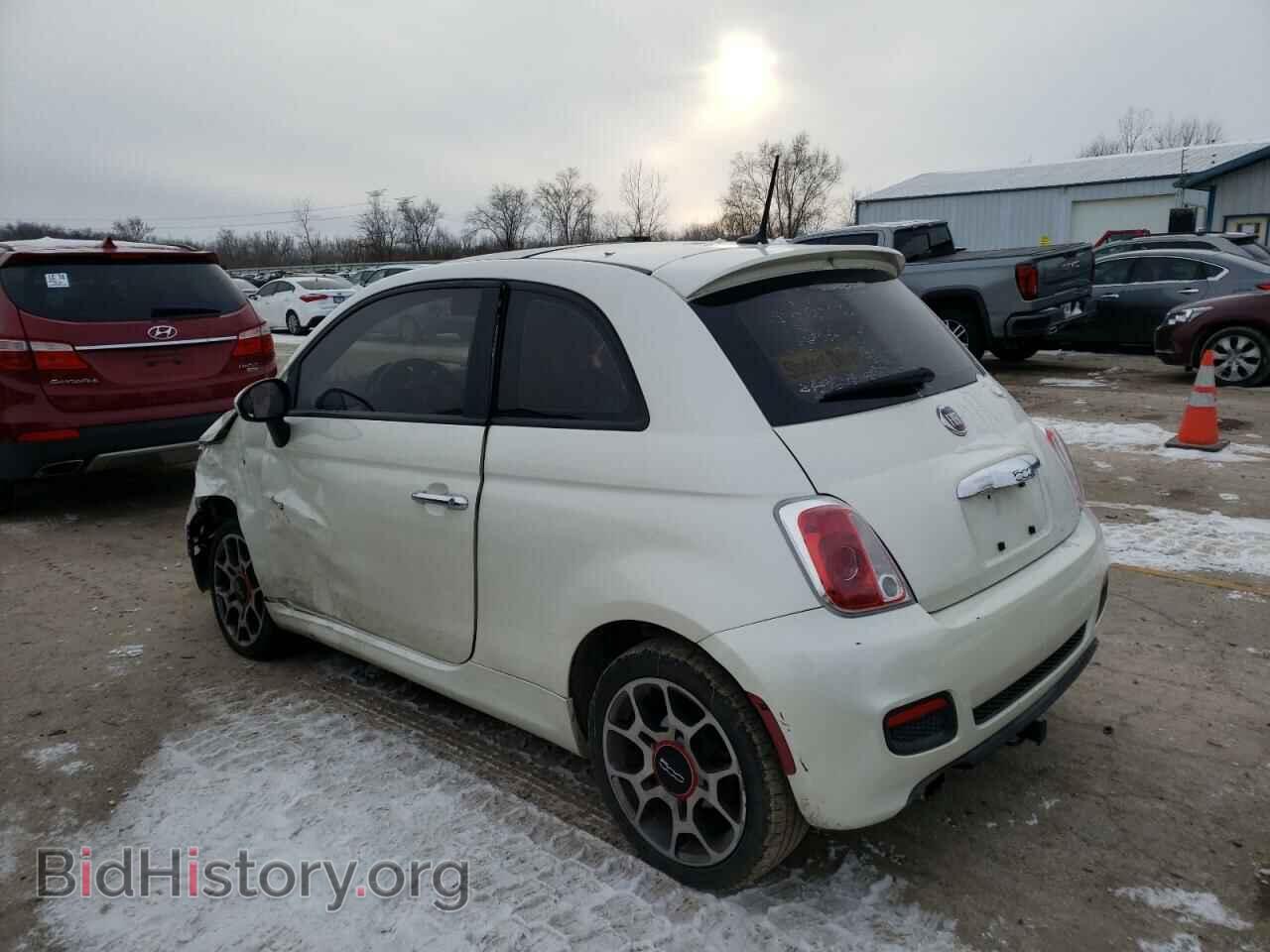 2013 FIAT 500 - VIN: 3C3CFFBR3DT513587 - Фото 2