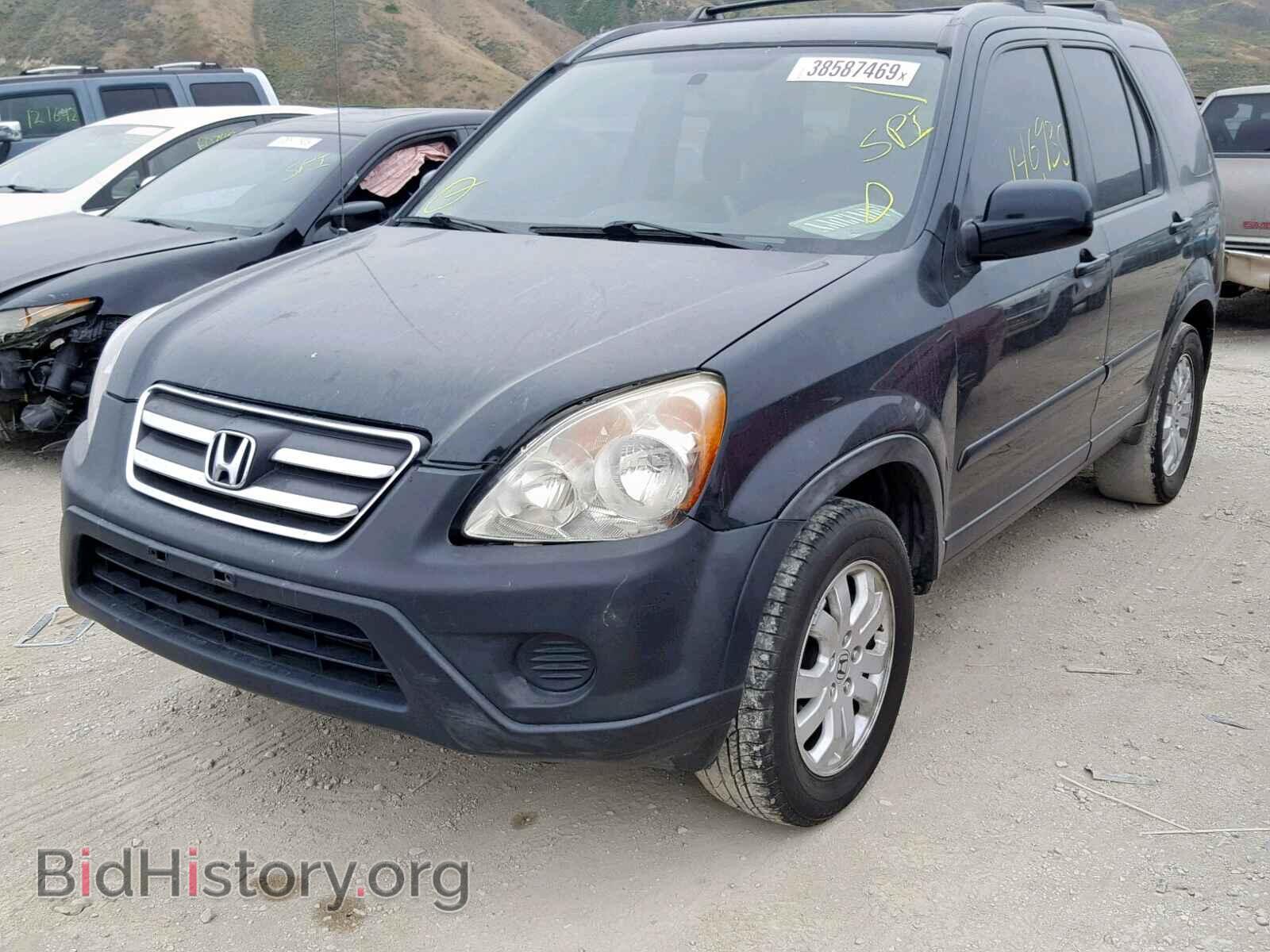 2006 HONDA CR-V EX - VIN: JHLRD78856C007700 - Фото 2