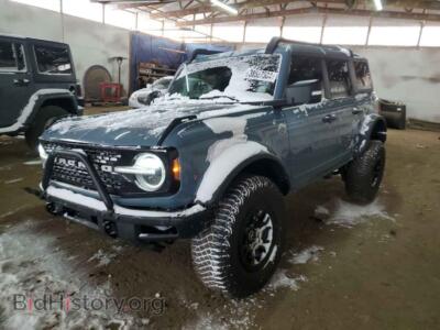 2023 Ford BRONCO Base, gray — VIN 1FMEE5DP6PLB72453, Copart