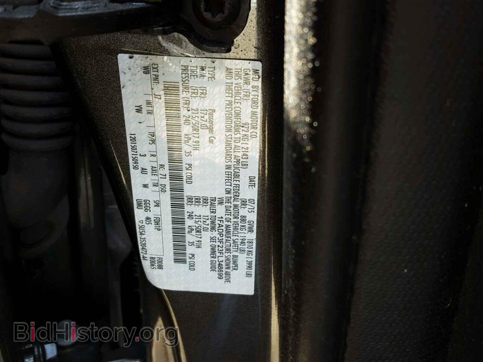 2015 FORD FOCUS - VIN: 1FADP3F23FL348699 - Photo 10