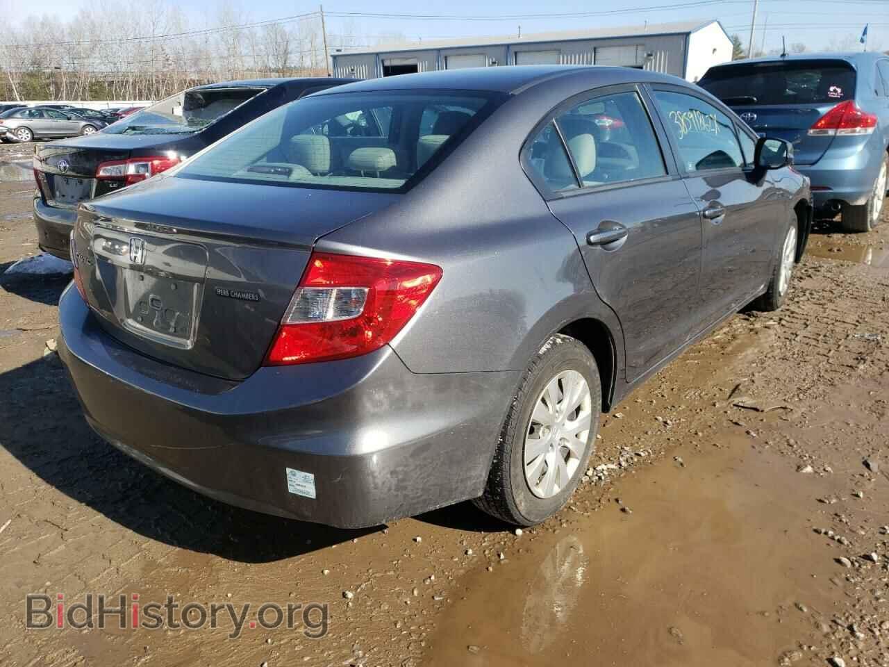 2012 HONDA CIVIC - VIN: 2HGFB2F50CH302067 - Фото 4