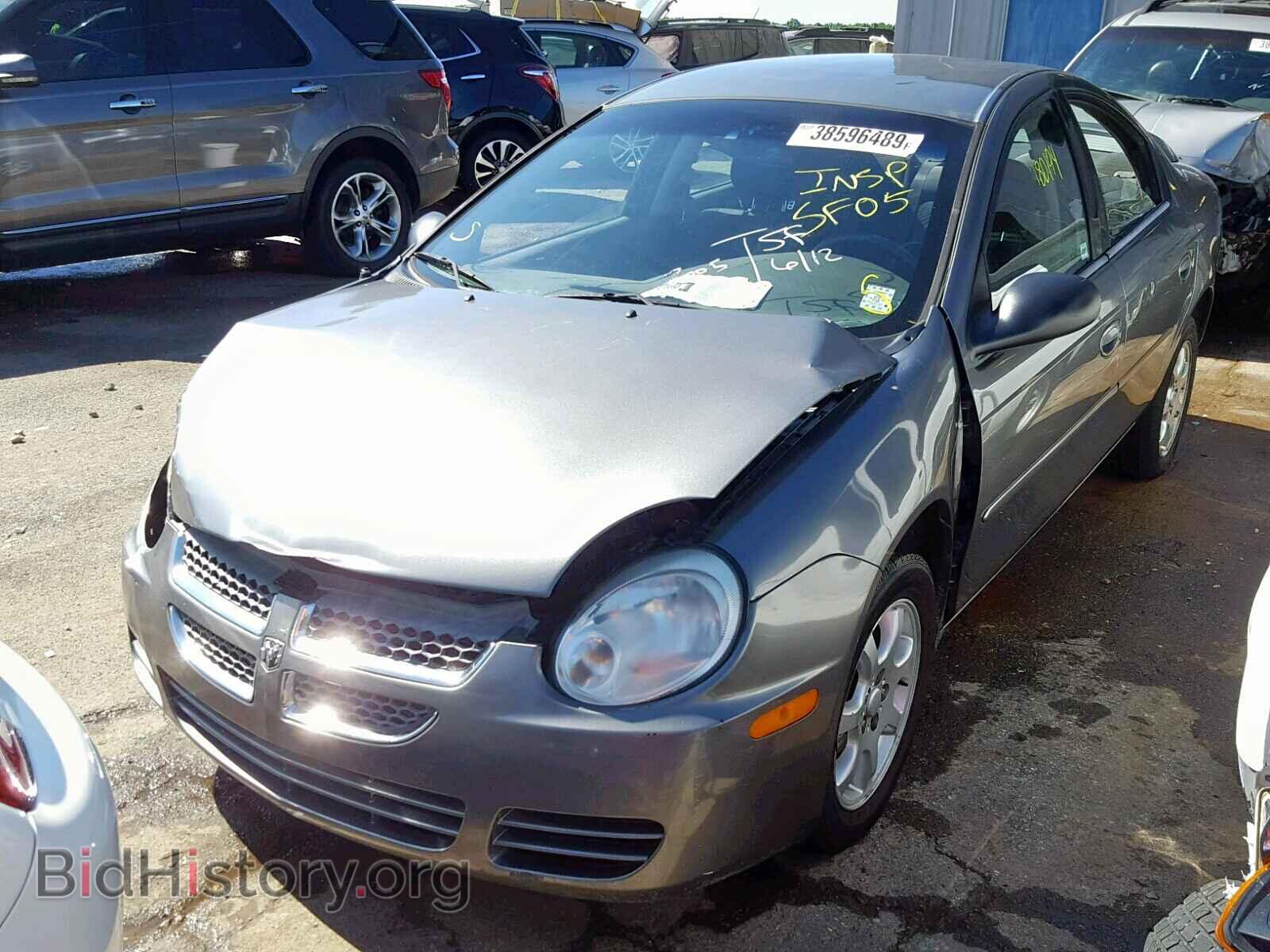 2005 DODGE NEON - VIN: 1B3ES56C55D278022 - Фото 2
