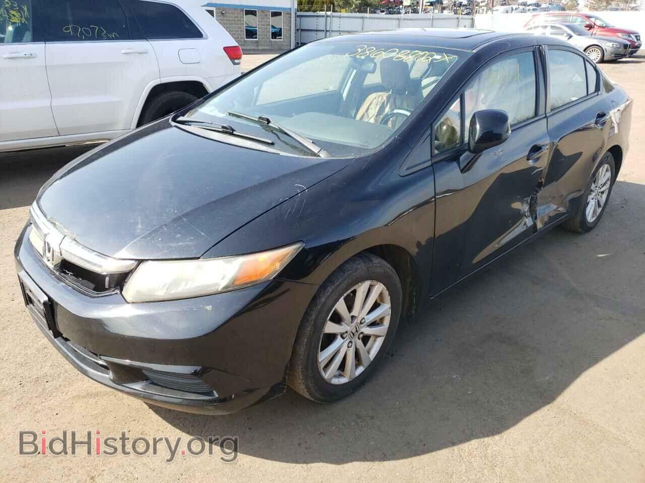 2012 HONDA CIVIC - VIN: 2HGFB2F85CH314760 - Фото 2