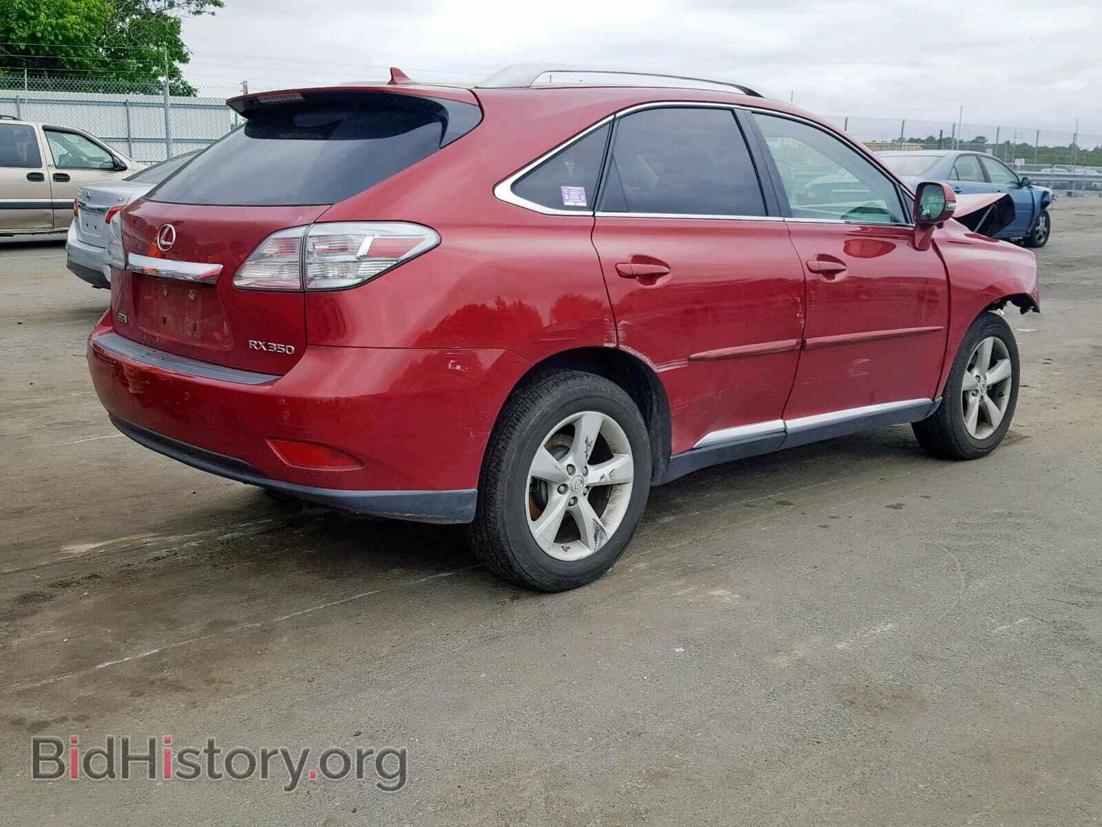 2012 LEXUS RX 350 - VIN: 2T2BK1BA2CC127689 - Фото 4