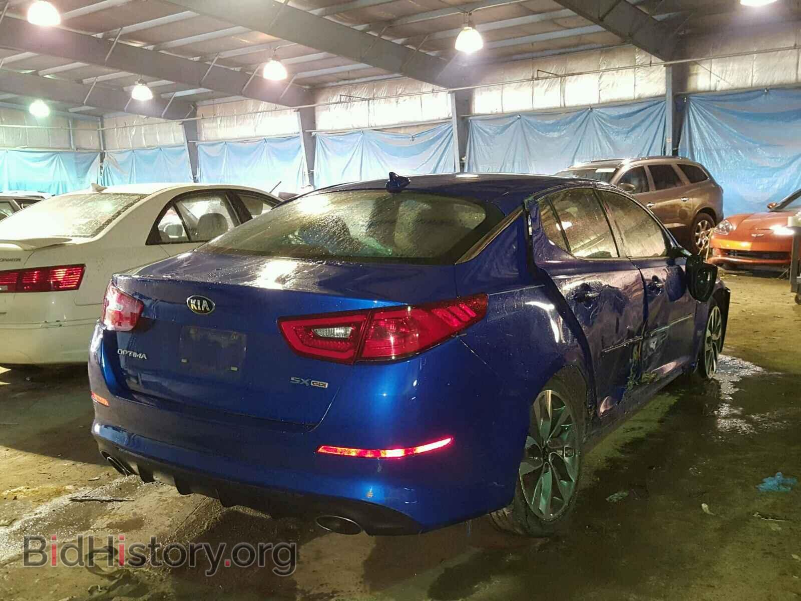 2015 KIA OPTIMA - VIN: 5XXGR4A76FG474128 - Фото 4