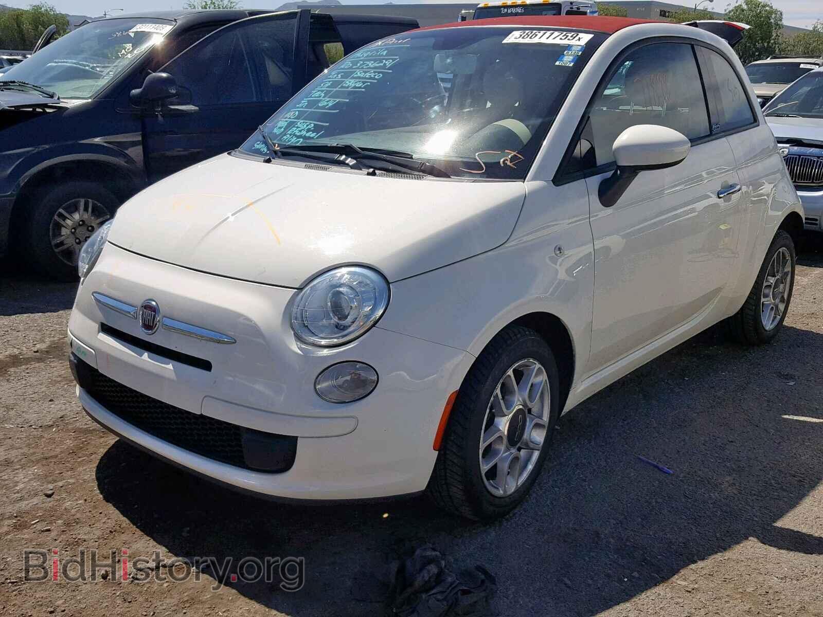 2012 FIAT 500 - VIN: 3C3CFFDR5CT237778 - Фото 2