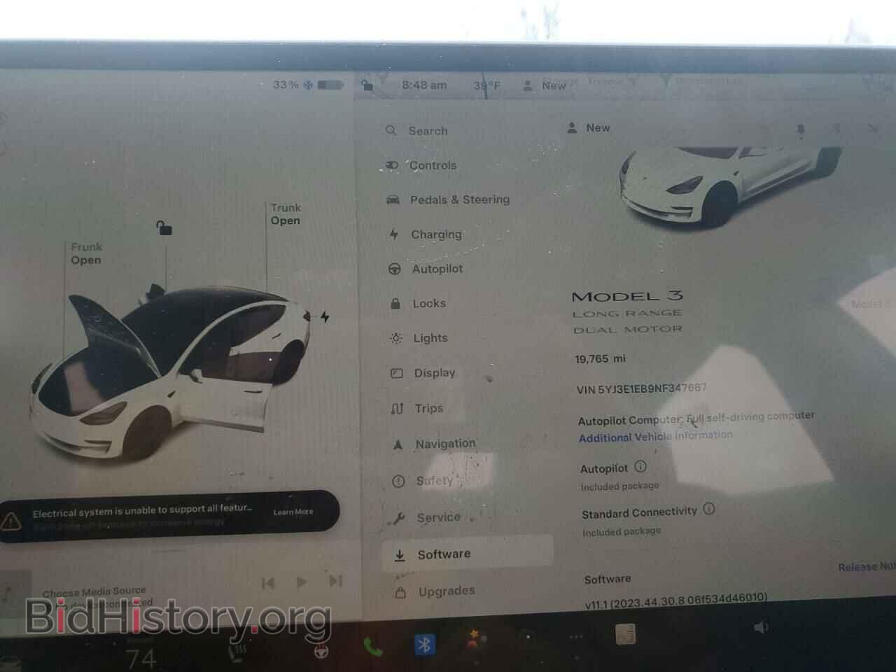 2022 TESLA MODEL 3 - VIN: 5YJ3E1EB9NF347687 - Photo 9