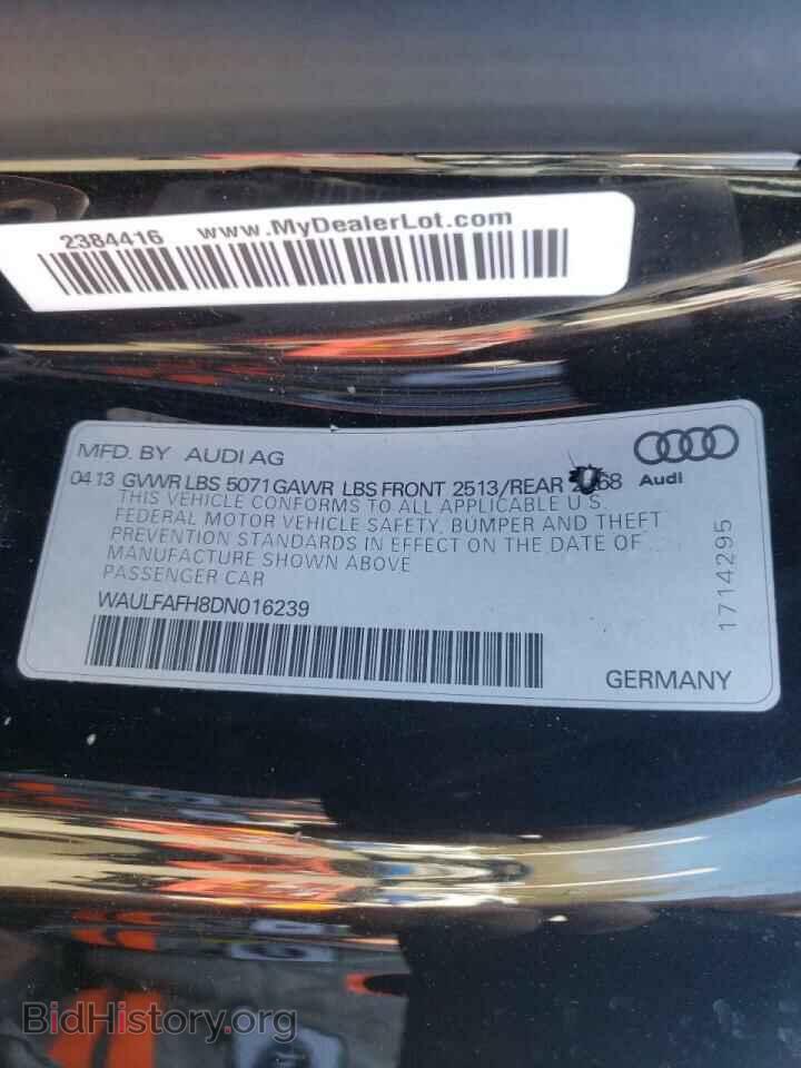 2013 AUDI A5 - VIN: WAULFAFH8DN016239 - Photo 10
