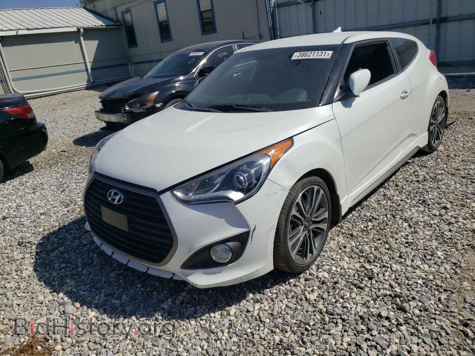 2017 HYUNDAI VELOSTER - VIN: KMHTC6AEXHU309993 - Фото 2