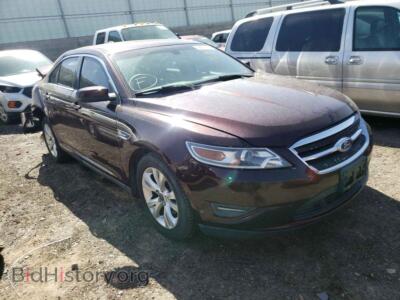 2011 Ford TAURUS Taurus SEL, burgundy — VIN 1FAHP2EW6BG108954, Copart