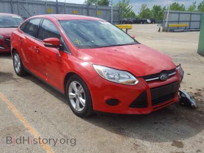 2014 Ford FOCUS Focus SE, красный — VIN 1FADP3F27EL183268, Copart