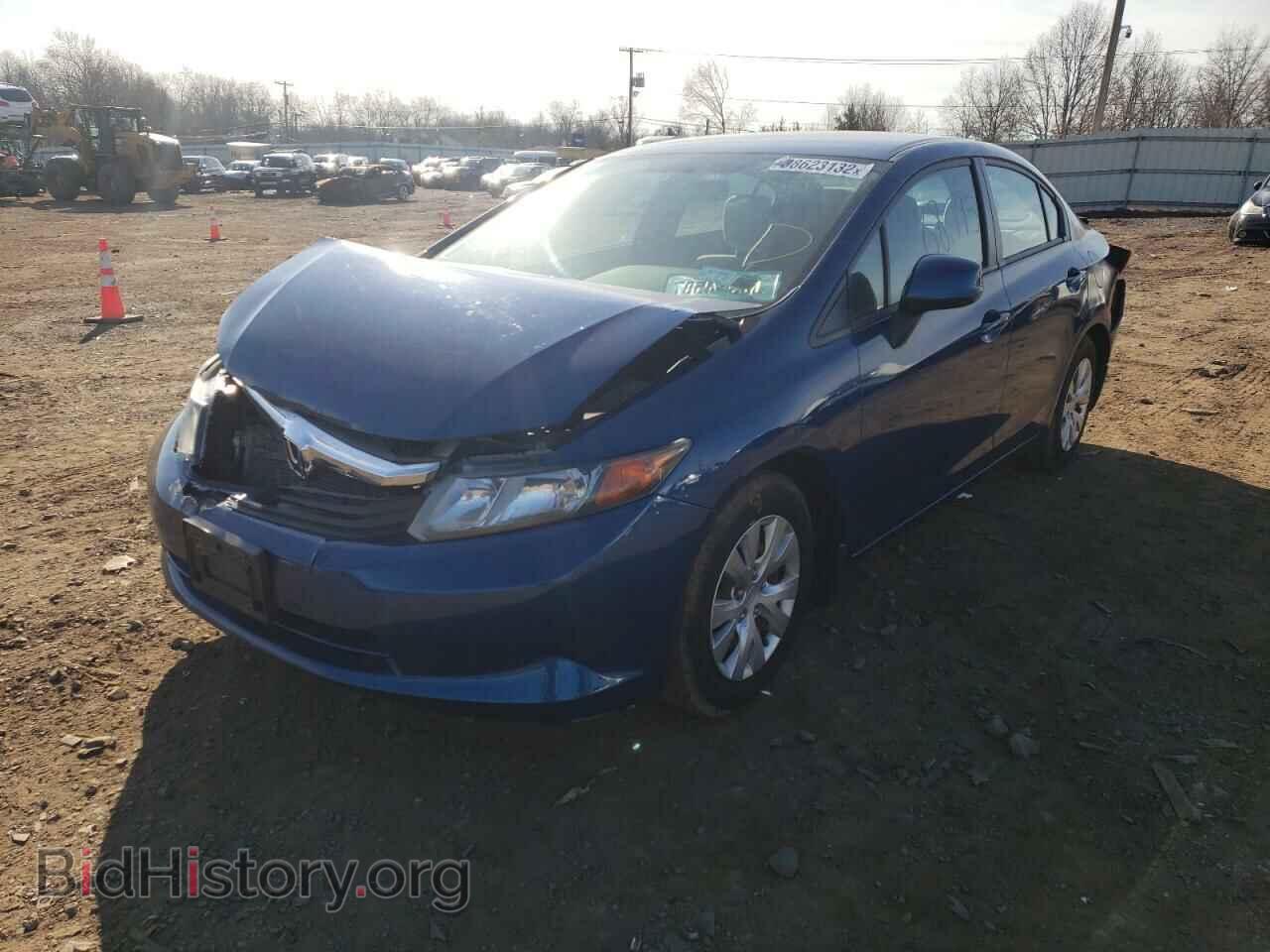 2012 HONDA CIVIC - VIN: 2HGFB2F59CH512019 - Фото 2
