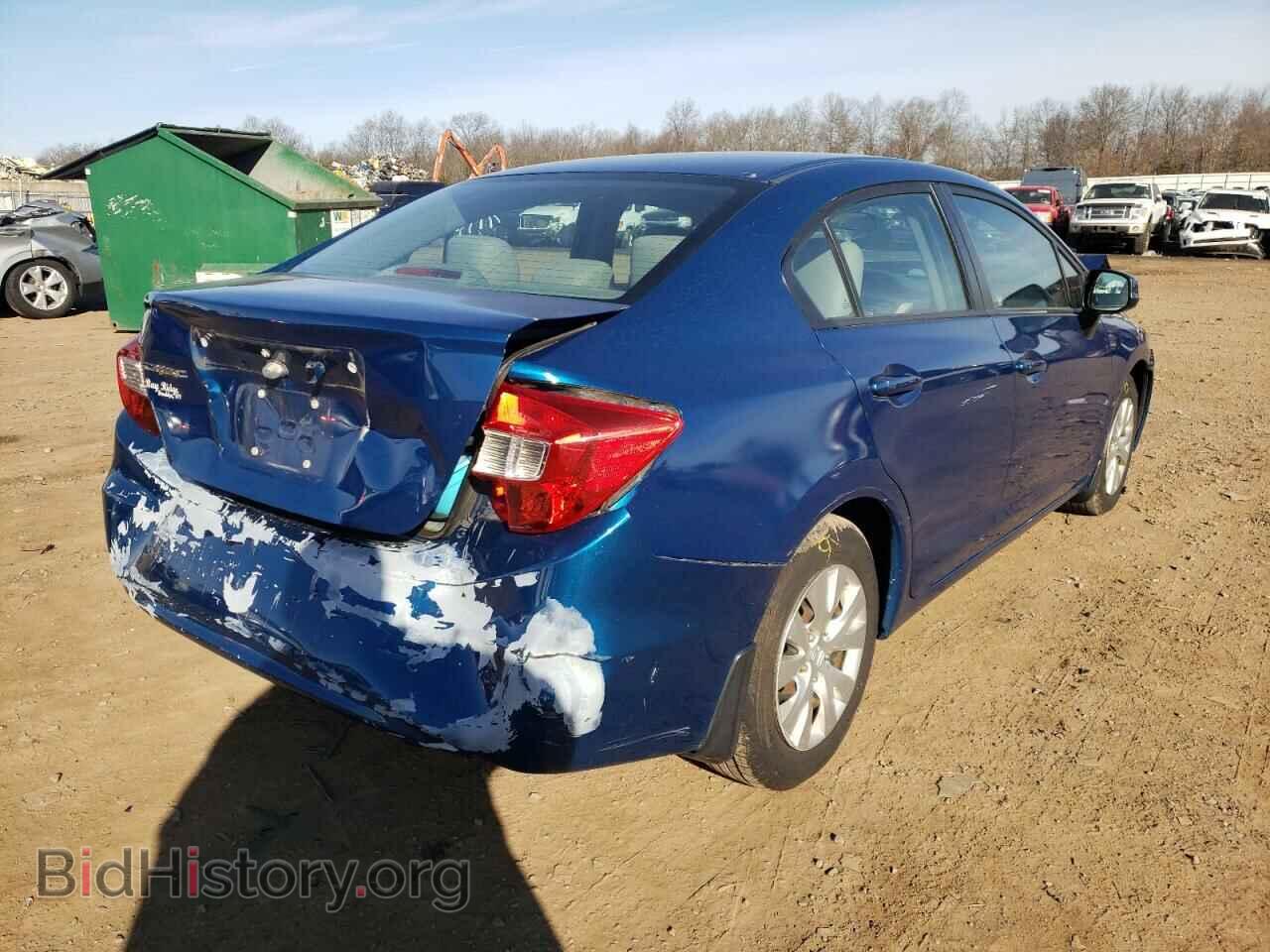 2012 HONDA CIVIC - VIN: 2HGFB2F59CH512019 - Фото 4