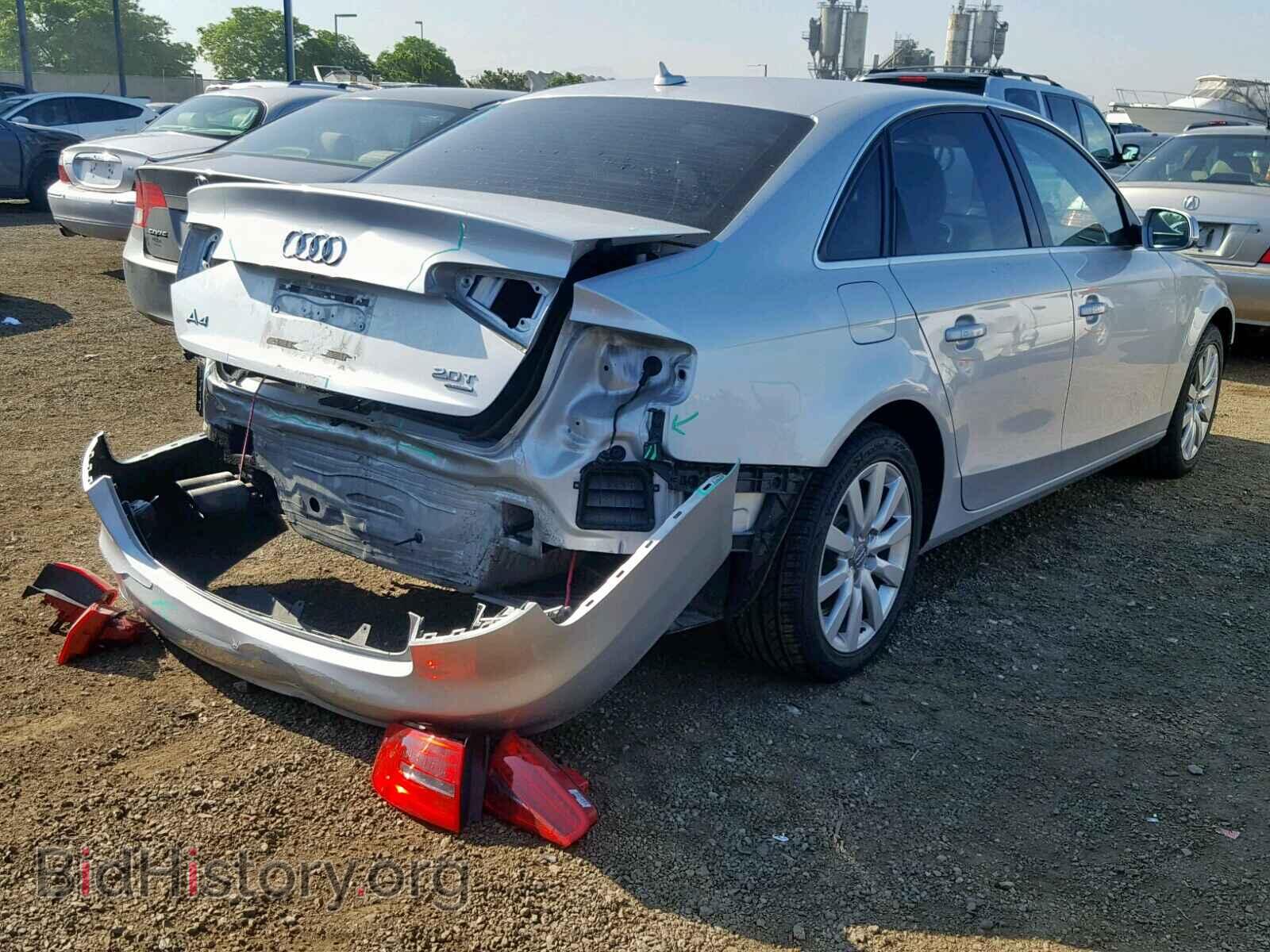 2013 AUDI A4 - VIN: WAUBFAFL6DN044864 - Фото 4