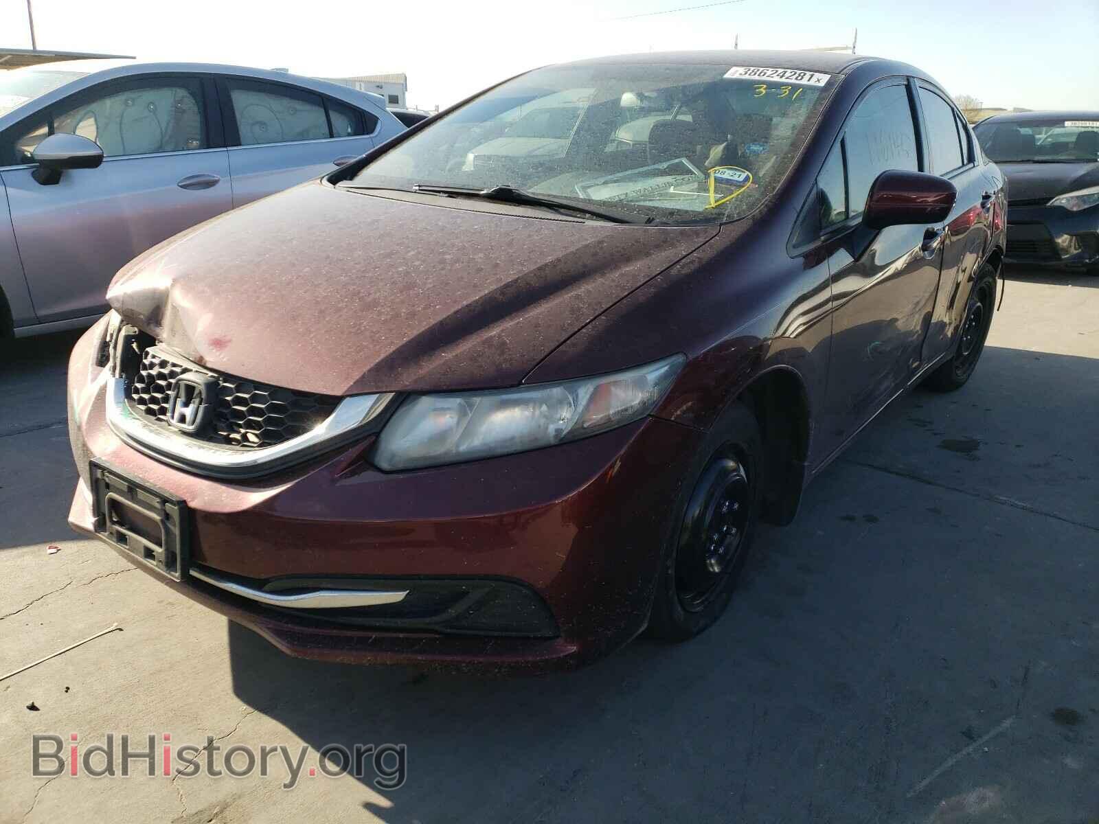2014 HONDA CIVIC - VIN: 19XFB2F59EE049943 - Фото 2