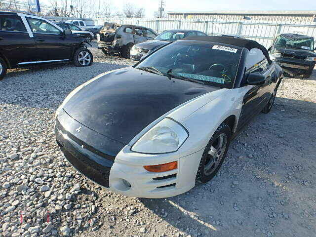 2003 MITSUBISHI ECLIPSE - VIN: 4A3AE45G43E169610 - Фото 2