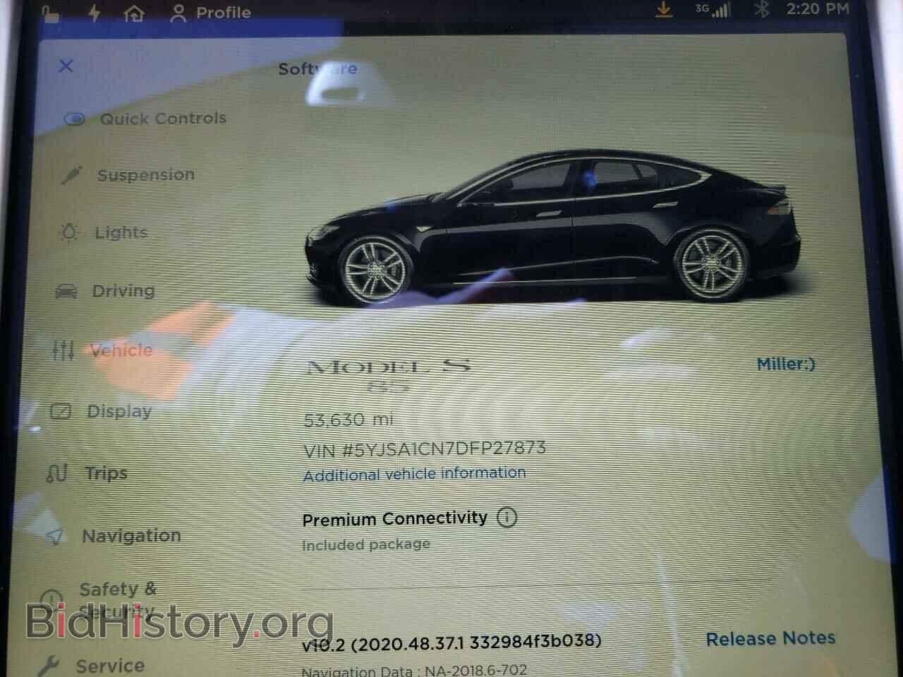 2013 TESLA MODEL S - VIN: 5YJSA1CN7DFP27873 - Photo 8
