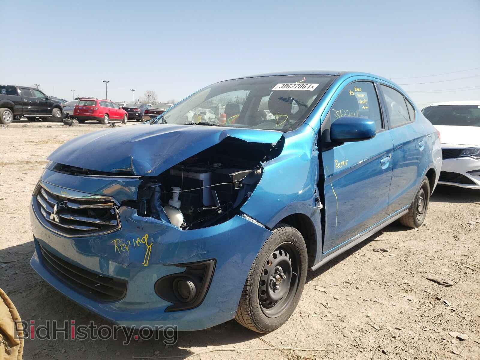 2019 MITSUBISHI MIRAGE - VIN: ML32F3FJ6KHF07911 - Фото 2