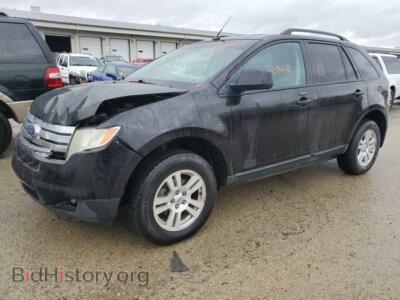 2008 Ford EDGE Edge SEL, black — VIN 2FMDK38C68BB04493, Copart