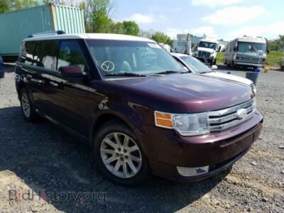 2011 Ford FLEX Flex SEL, темно-бордовый — VIN 2FMGK5CC7BBD34566, Copart