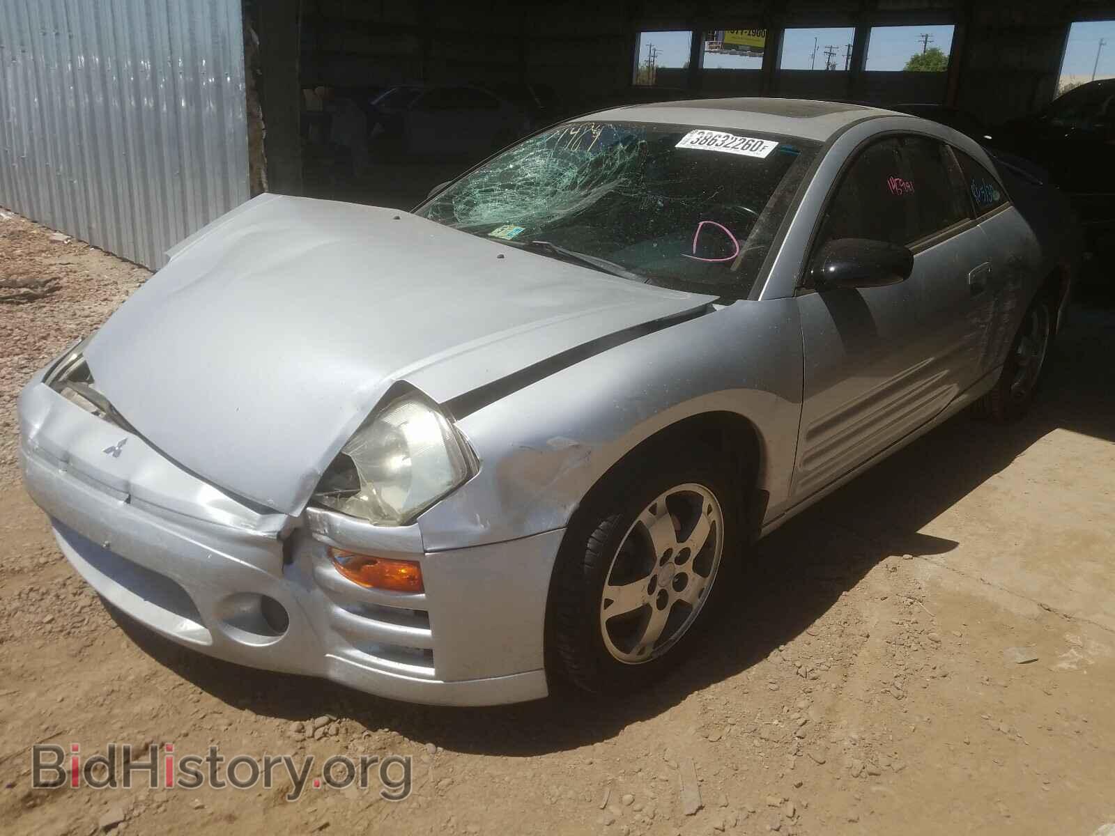 2003 MITSUBISHI ECLIPSE - VIN: 4A3AC44G43E045604 - Фото 2