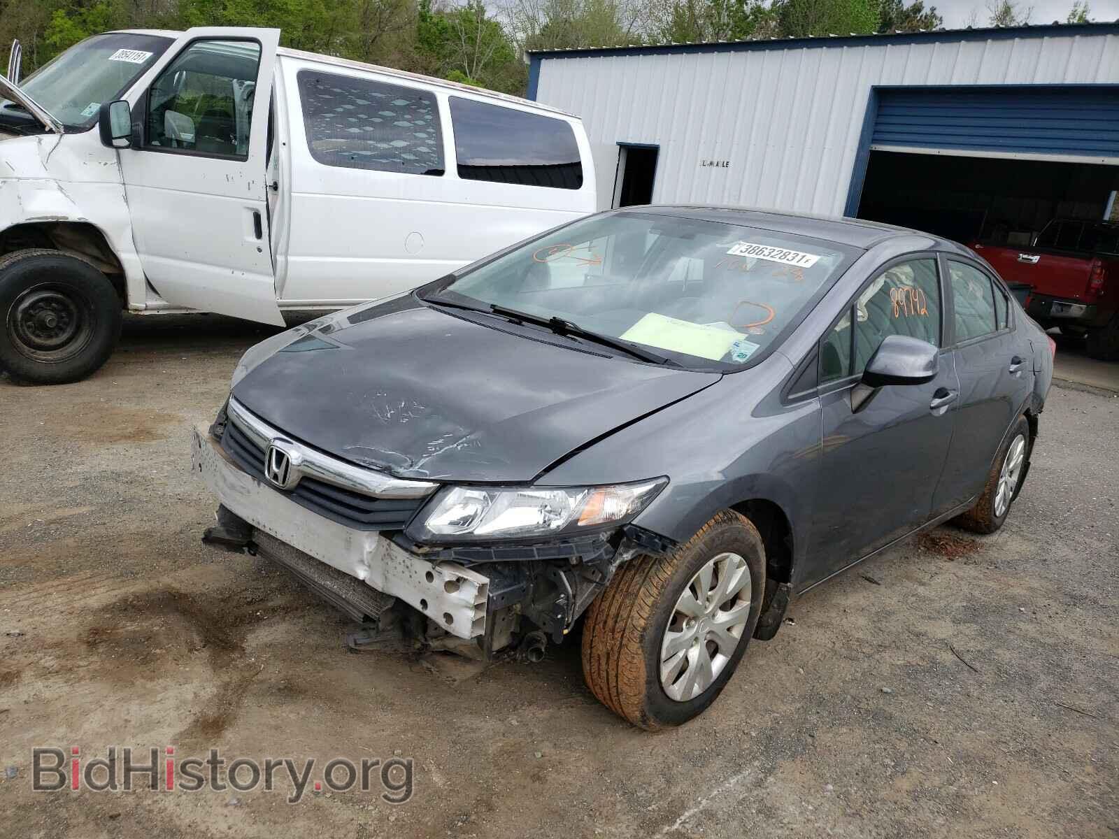 2012 HONDA CIVIC - VIN: 19XFB2F5XCE106728 - Фото 2