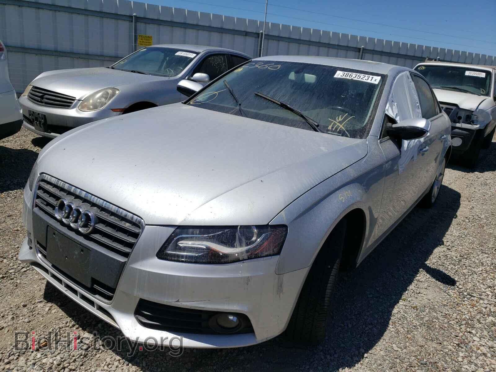 2012 AUDI A4 - VIN: WAUBFAFL2CN005834 - Фото 2