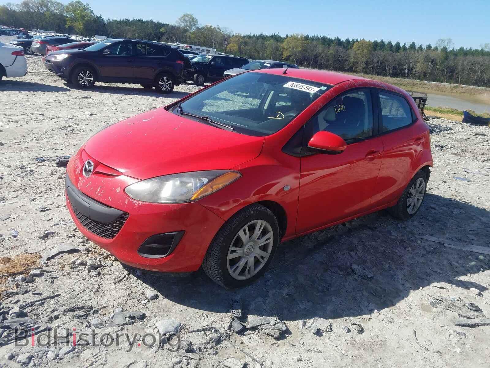 2013 MAZDA 2 - VIN: JM1DE1KYXD0170951 - Фото 2