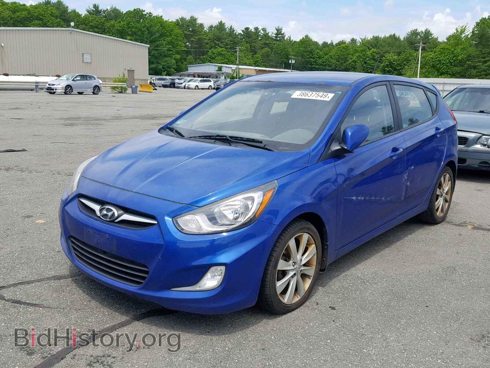 2013 HYUNDAI ACCENT - VIN: KMHCU5AE3DU087086 - Фото 2