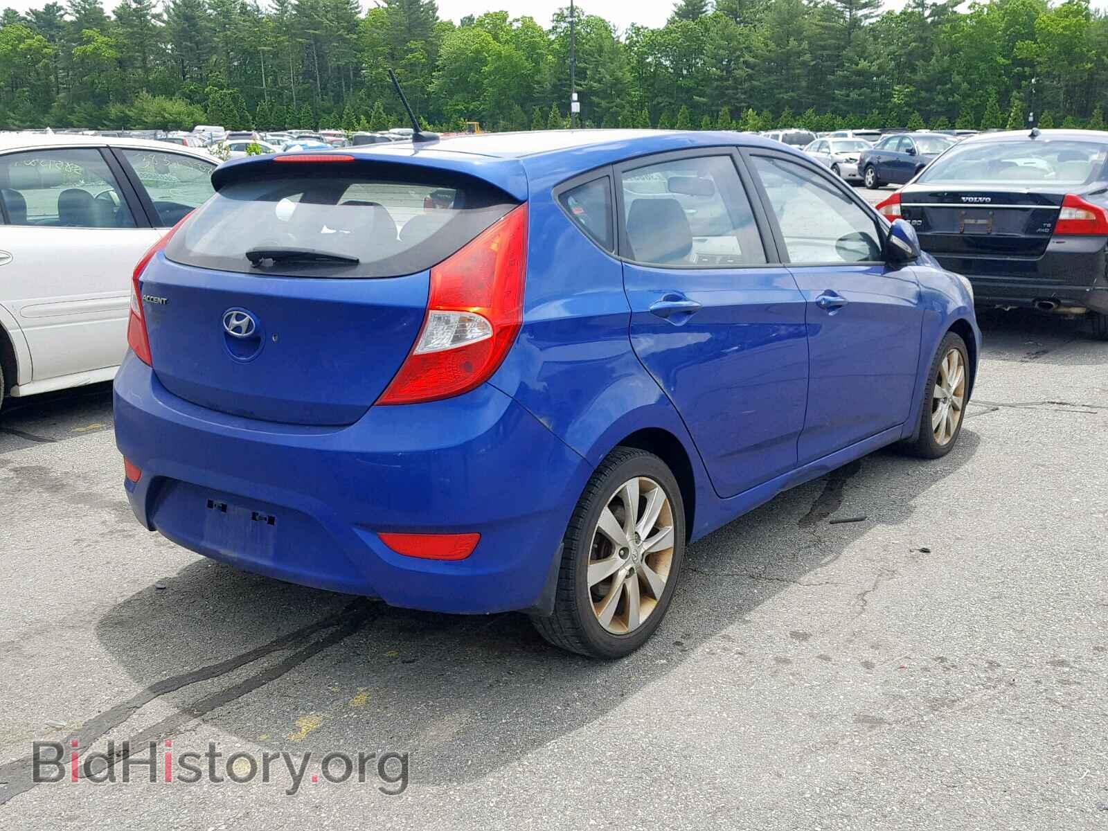 2013 HYUNDAI ACCENT - VIN: KMHCU5AE3DU087086 - Фото 4