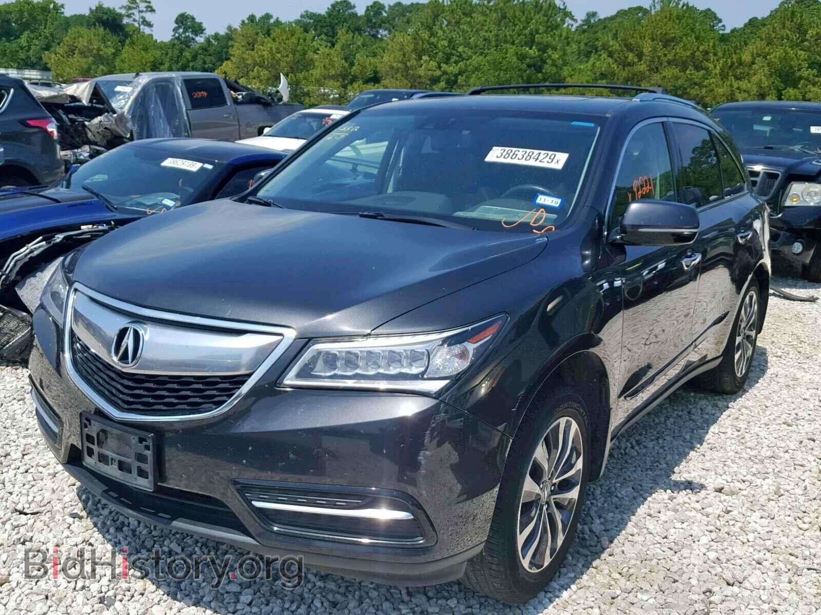 2015 ACURA MDX - VIN: 5FRYD3H47FB007892 - Фото 2