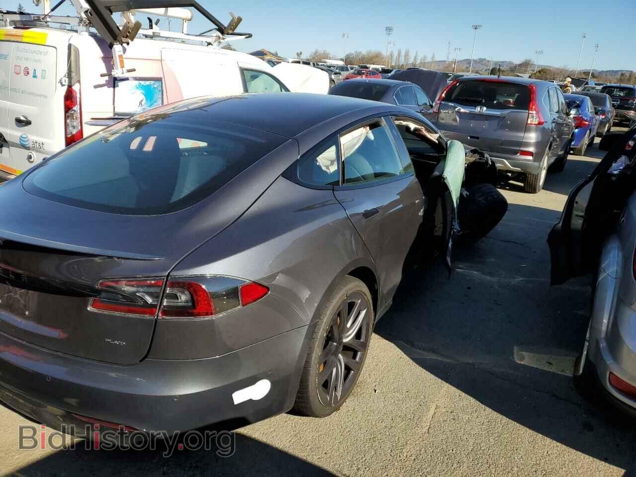 2021 TESLA MODEL S - VIN: 5YJSA1E67MF449658 - Фото 3
