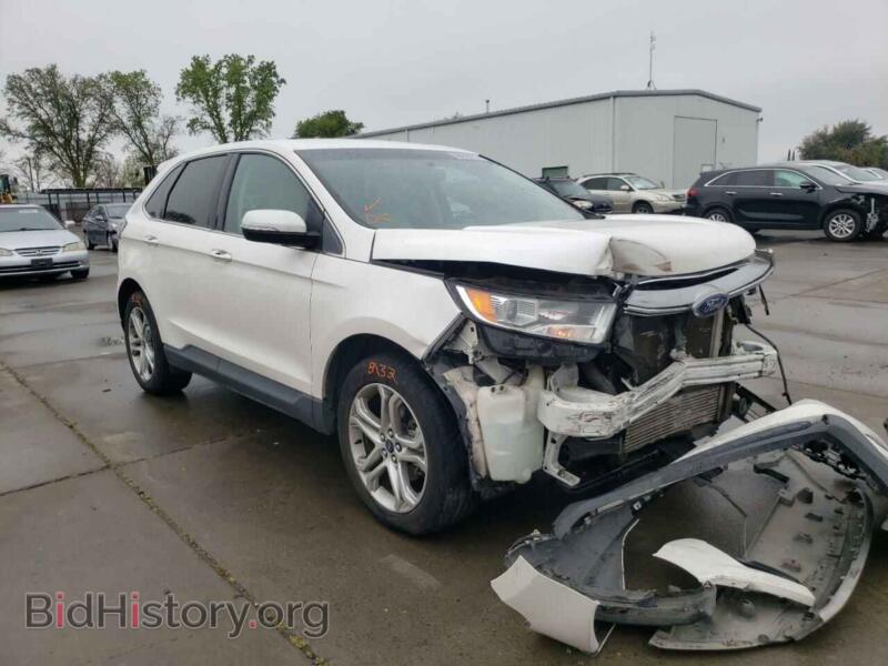 2015 Ford EDGE Edge Titan (VIN 2FMTK3K99FBB35131) — photo 1 of 10, Copart, damage: front end